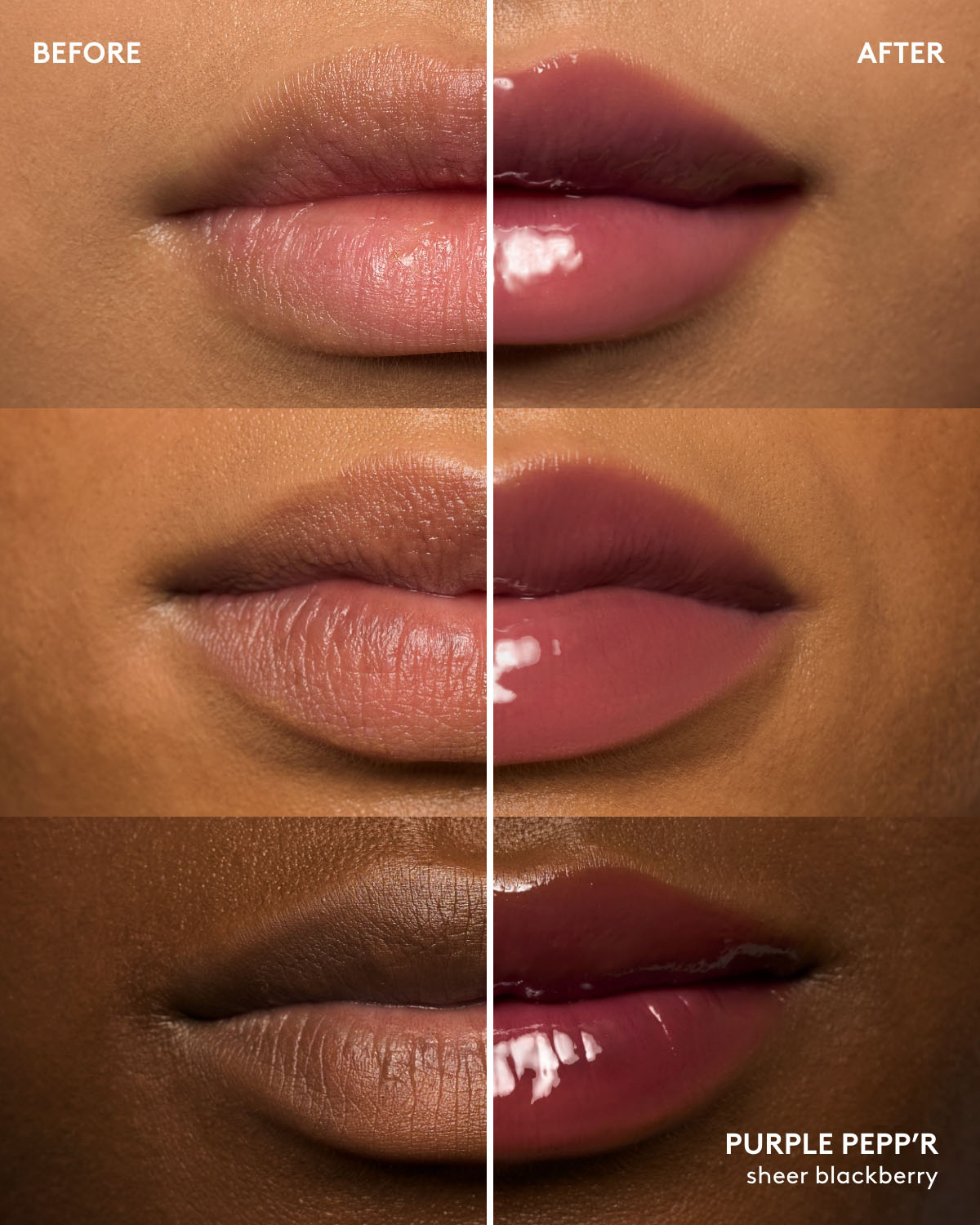 Fenty Beauty Gloss Bomb Heat Luminizer Gloss Purple Pepp'r 9 mL repulpant