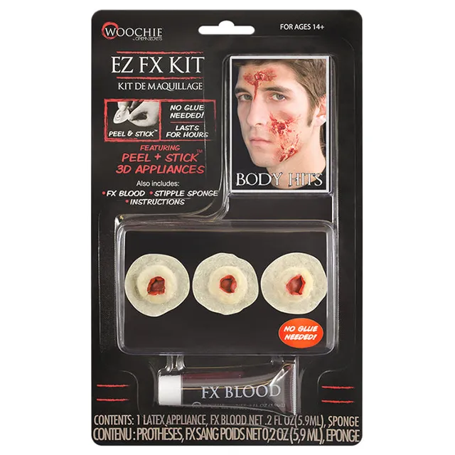 Cinema Secrets Woochie Body Hits EZ FX Kit peel & stick