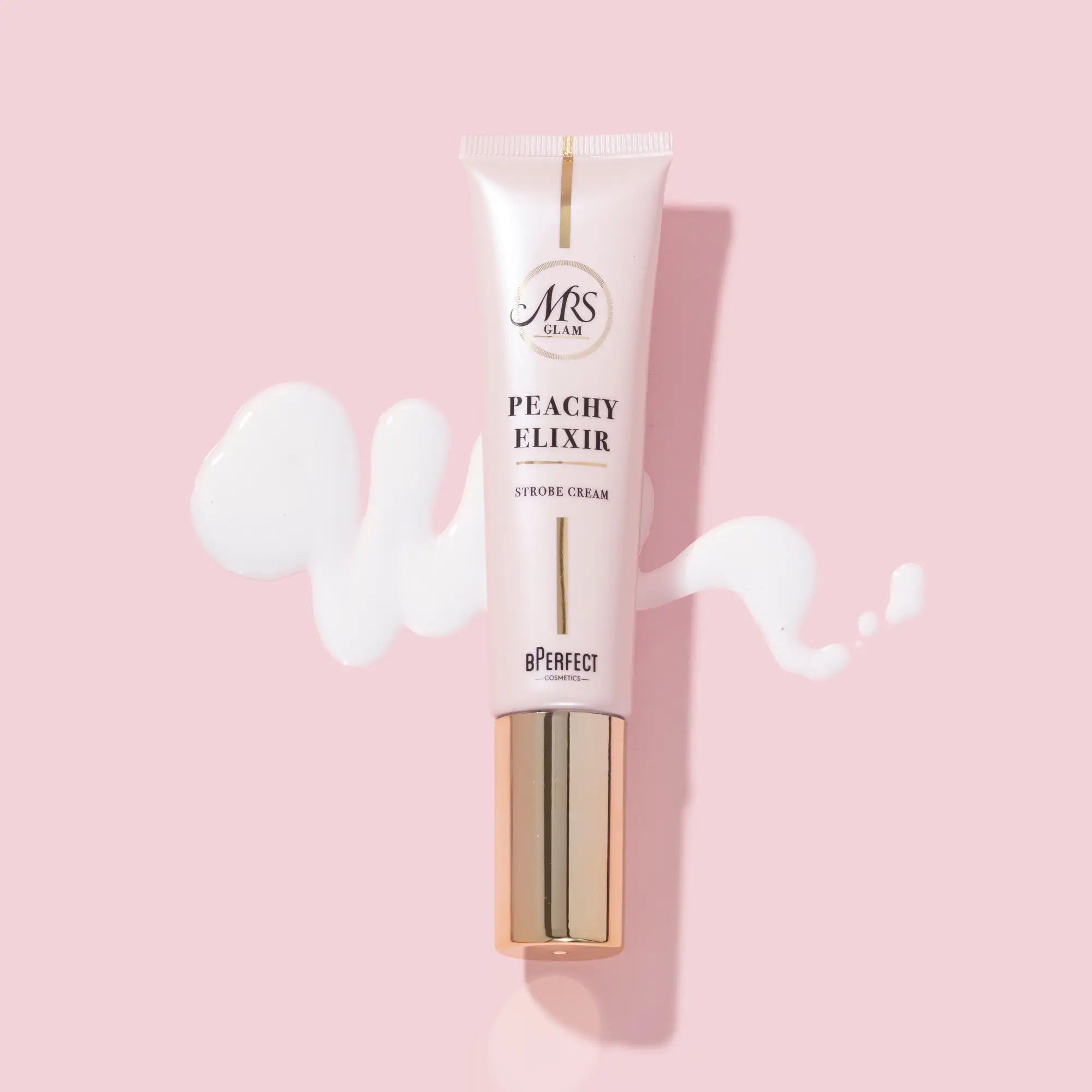 Be Perfect Mrs Glam Peachy Elixir crème strobe éclat