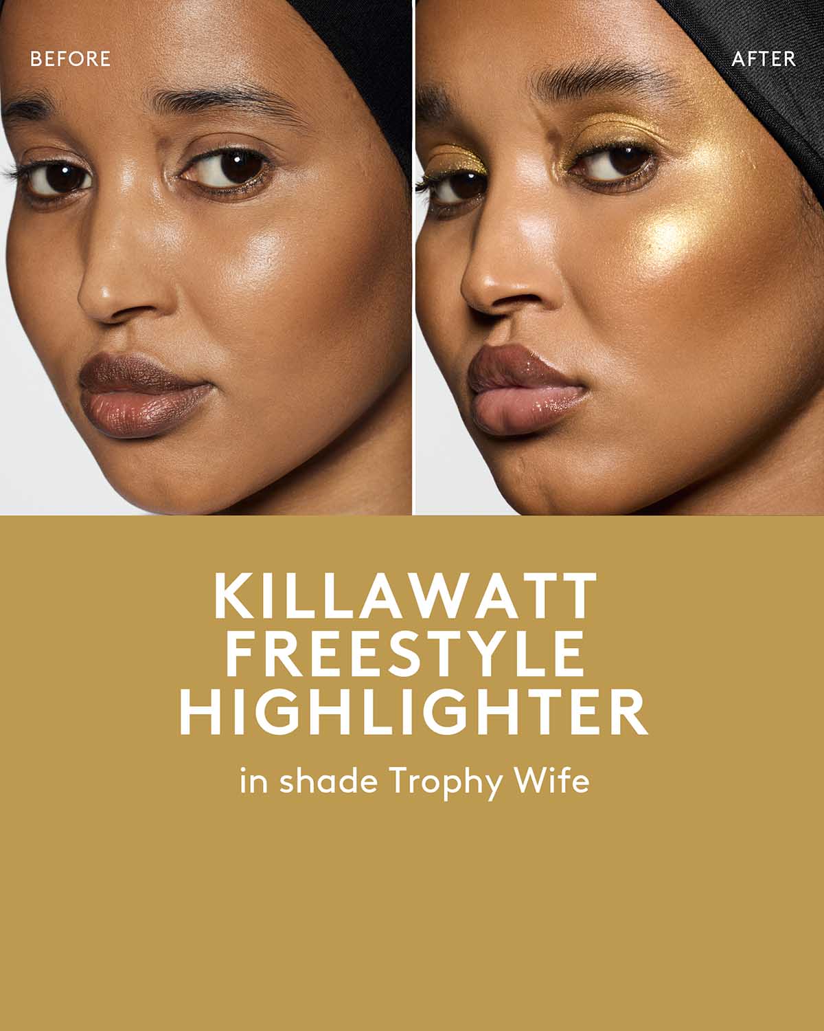 Fenty Beauty Mini Killawatt highlighter Trophy Wife doré