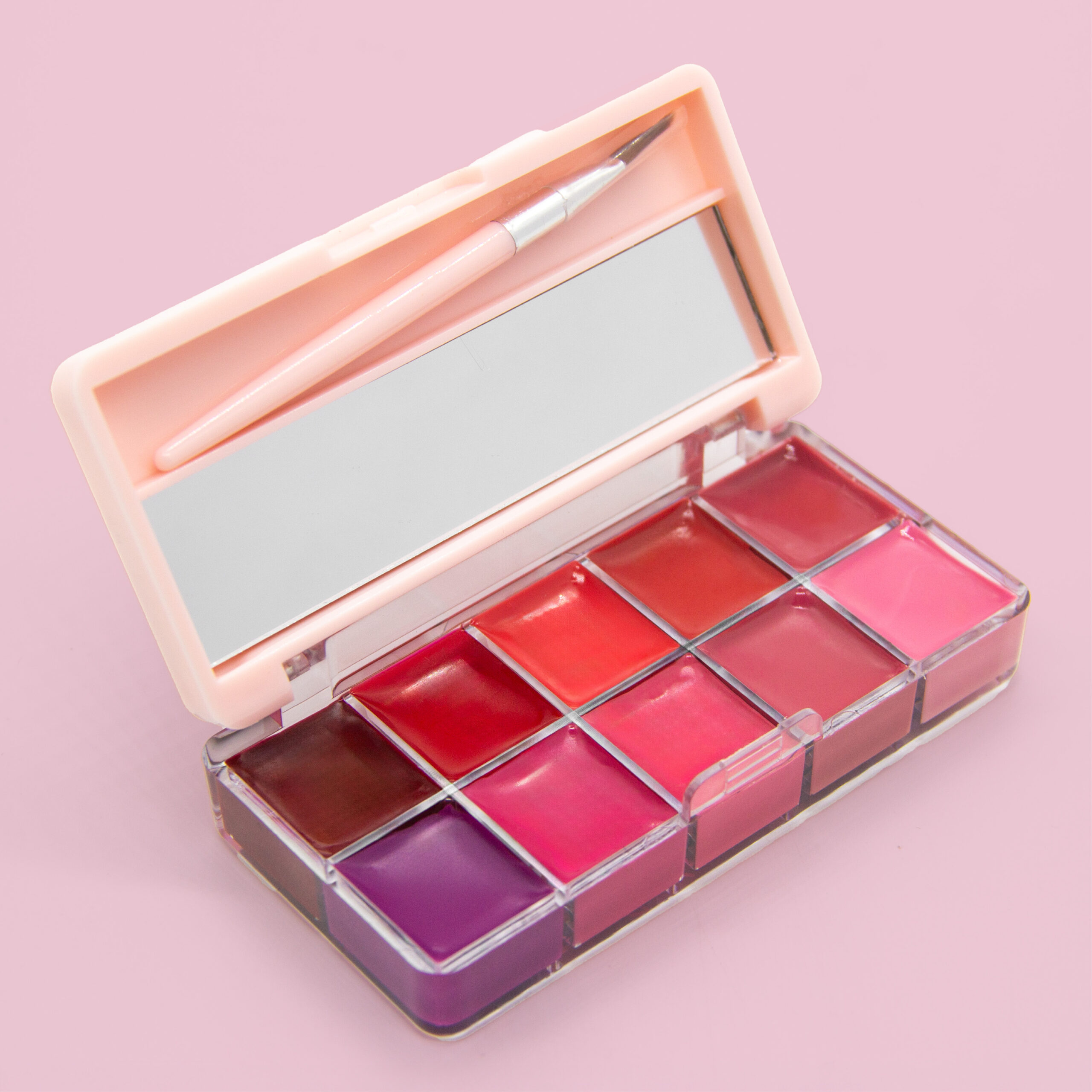 GLAM'UP Creamy Lip Gloss palette lèvres 10 teintes