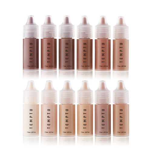 TEMPTU S/B Foundation Starter Set fond de teint airbrush 12 teintes silicone