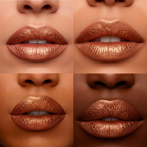 Etoile Let's Party rouge à lèvres nude rose gold métallisé