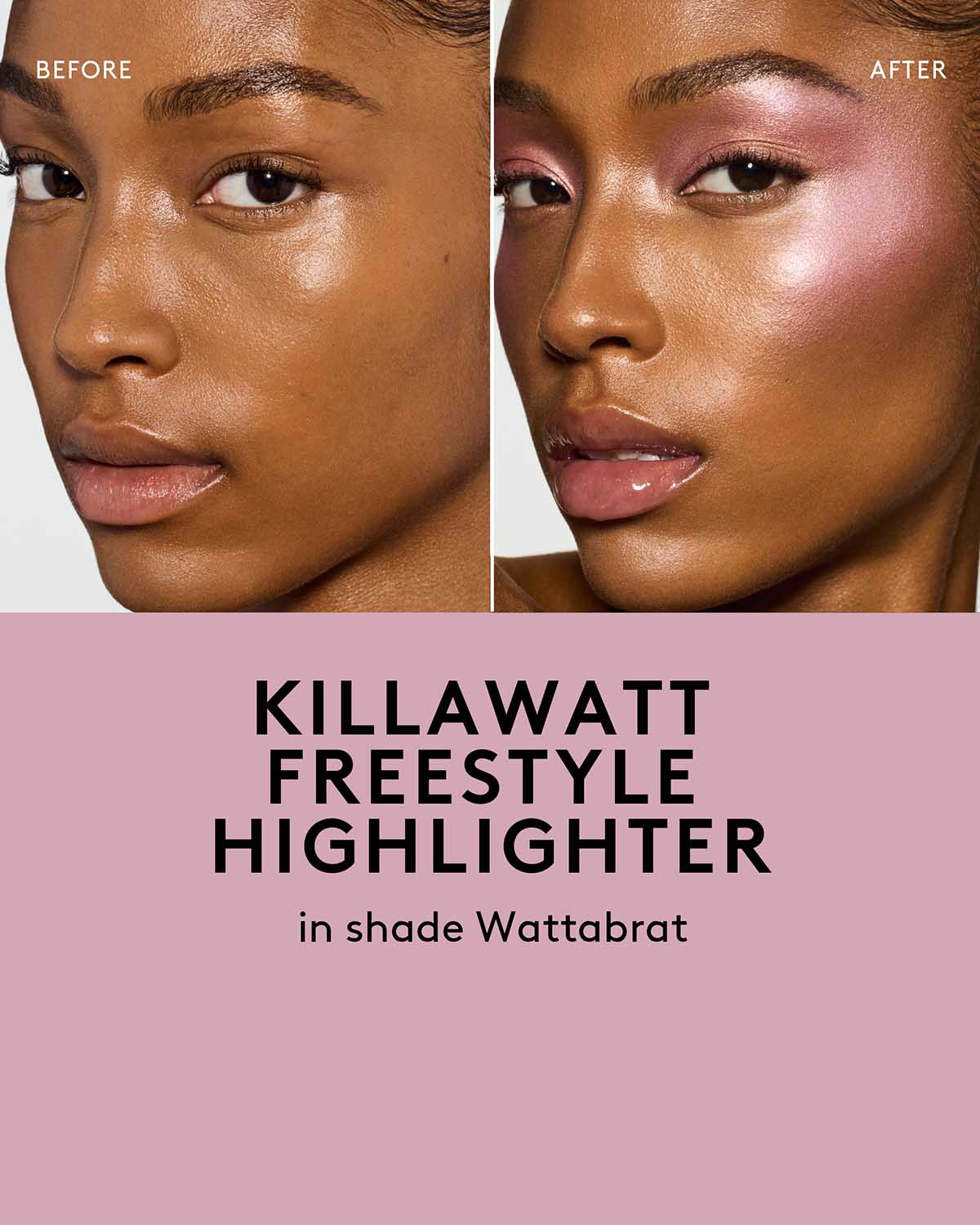 Fenty Beauty Killawatt Freestyle Highlighter Wattabrat rose shimmer