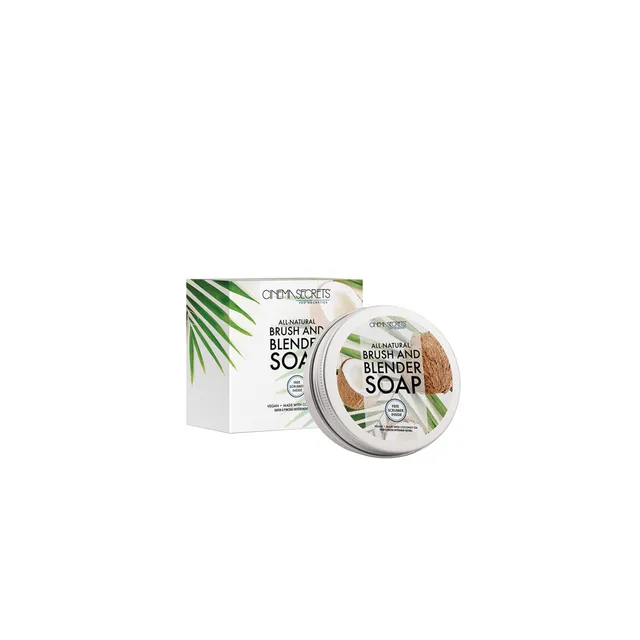 Cinema Secrets Brush Soap Mini Savon nettoyant pinceaux coco vegan