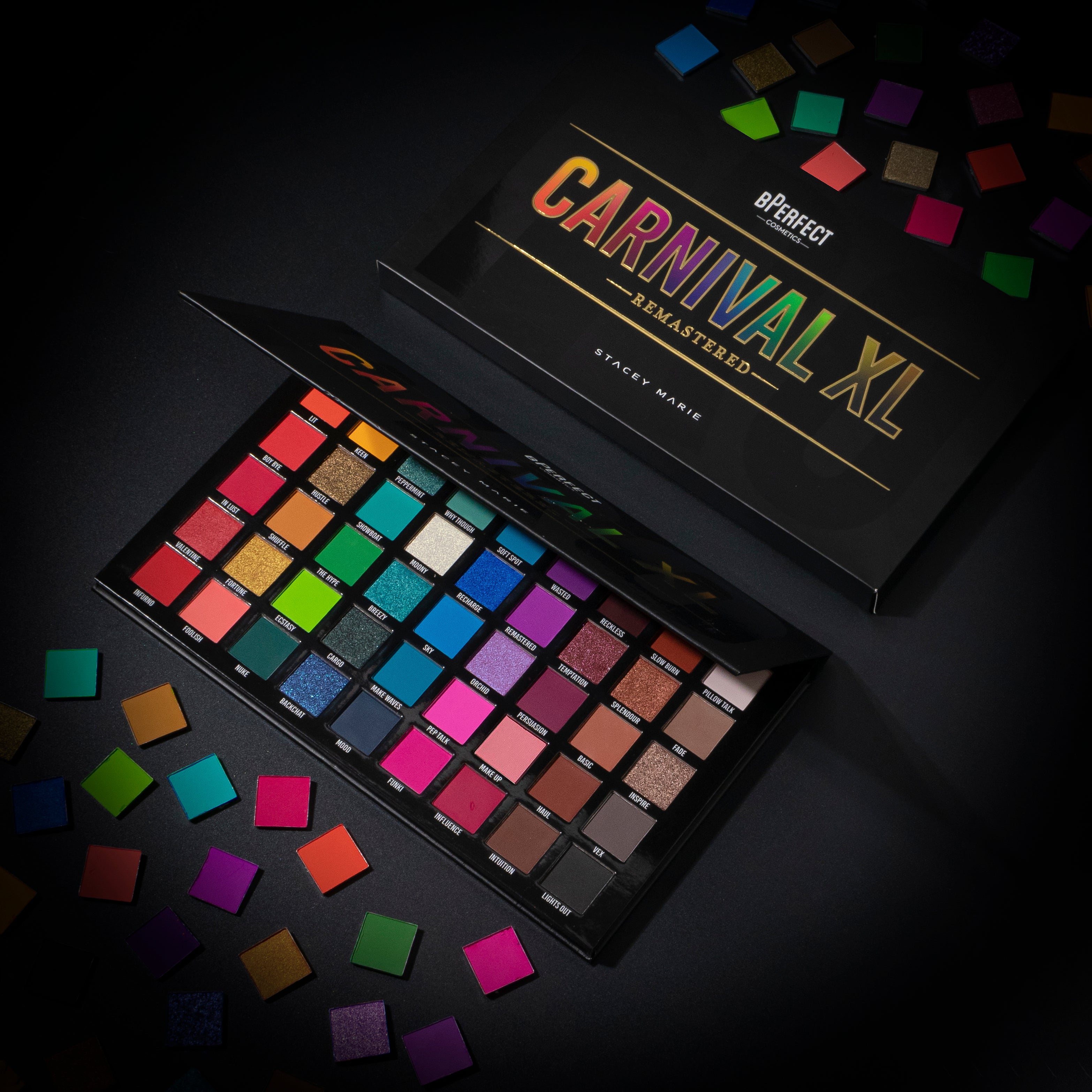 BPerfect Carnival XL Pro palette fards Remastered 62 g