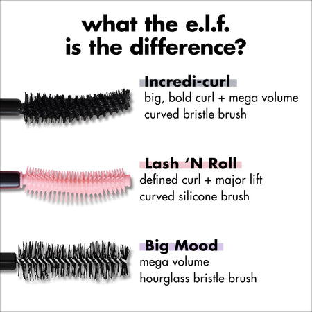 E.L.F. Incredi-curl mascara noir volume courbe