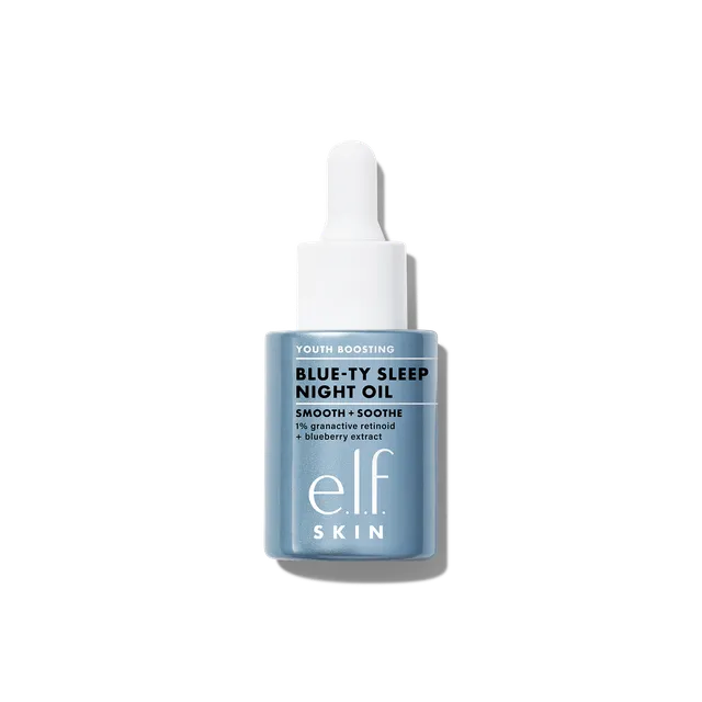 E.L.F. Youth Boosting Blue-ty Sleep huile visage nuit rétinoïde