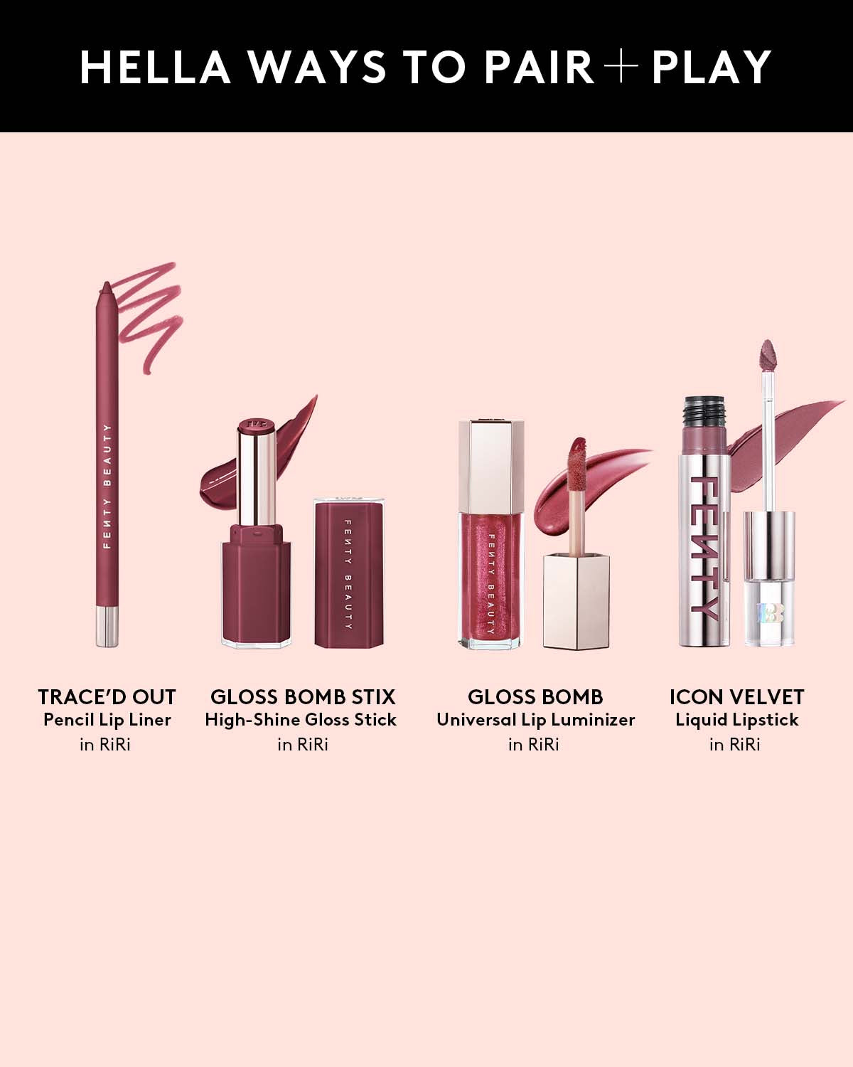 Fenty Beauty Trace'd Out crayon lèvres RiRi waterproof