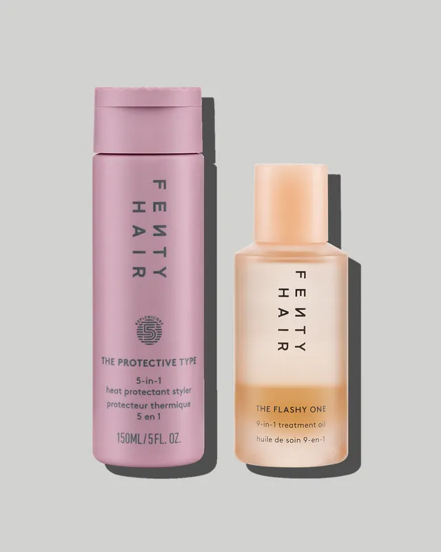 Fenty Beauty Heat Stylers Bundle Coffret Cheveux Crème + Huile