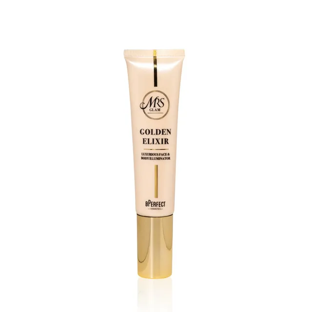 Mrs Glam Golden Elixir illuminateur visage corps 35ml