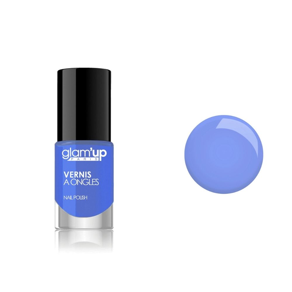 GLAM'UP Les Ongles Vernis à Ongles Ocean Blue Bleu