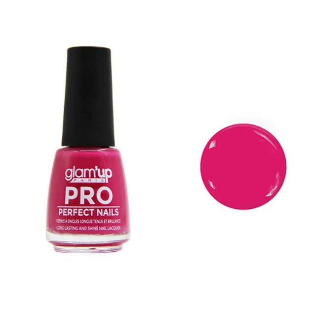 Glam'Up Les Ongles Vernis XL Pro Effet Gel Rose 18 ml