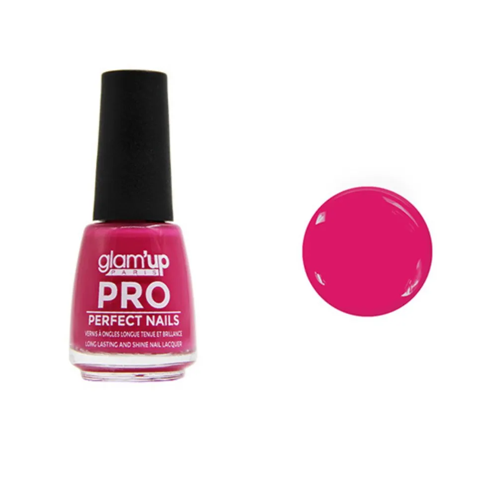 Glam'Up Les Ongles Vernis XL Pro Effet Gel Rose 18 ml