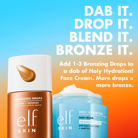 e.l.f. Face Bronzing Drops sérum bronzant éclat soleil