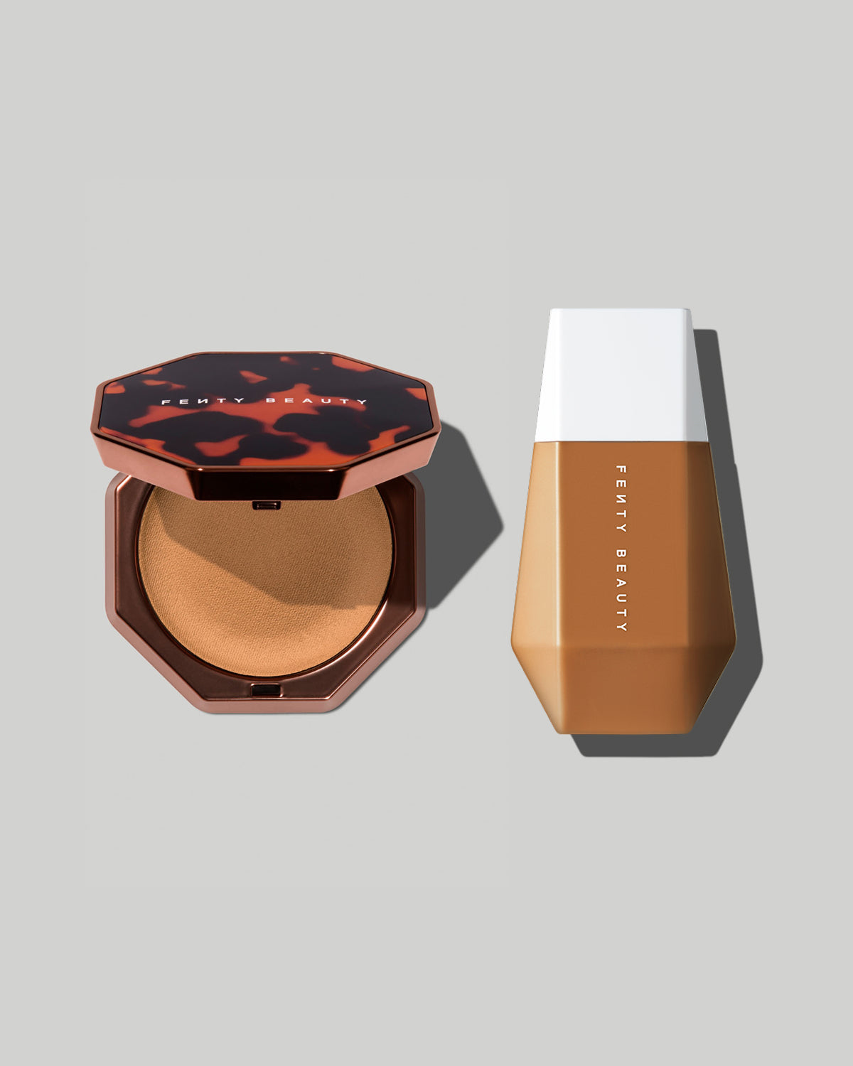 Fenty Beauty Blurred + Bronzed Duo skin tint + bronzer teint naturel