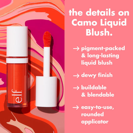 E.L.F. Camo Liquid Blush fard à joues liquide pigmenté
