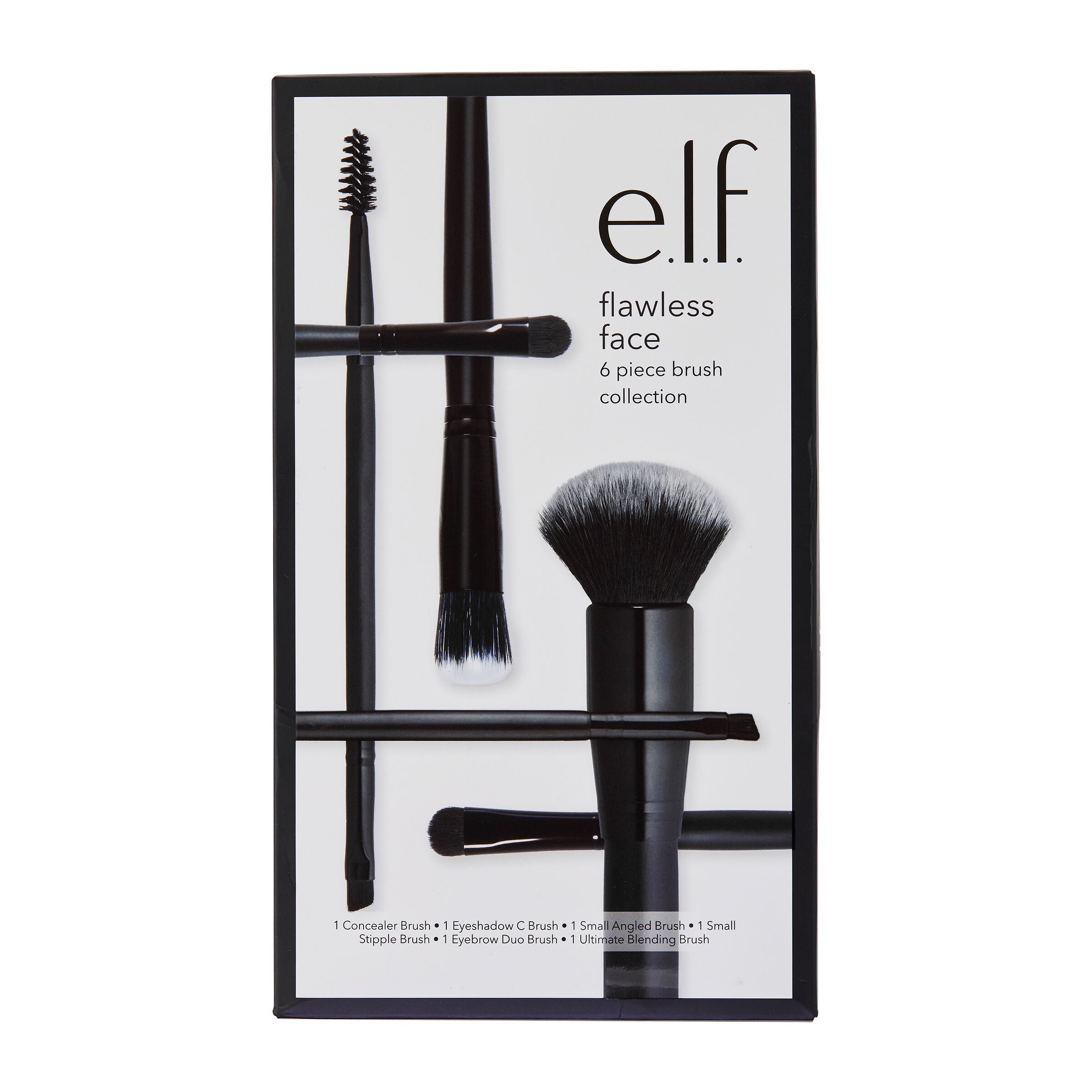 E.L.F Flawless Face kit 6 pinceaux visage maquillage