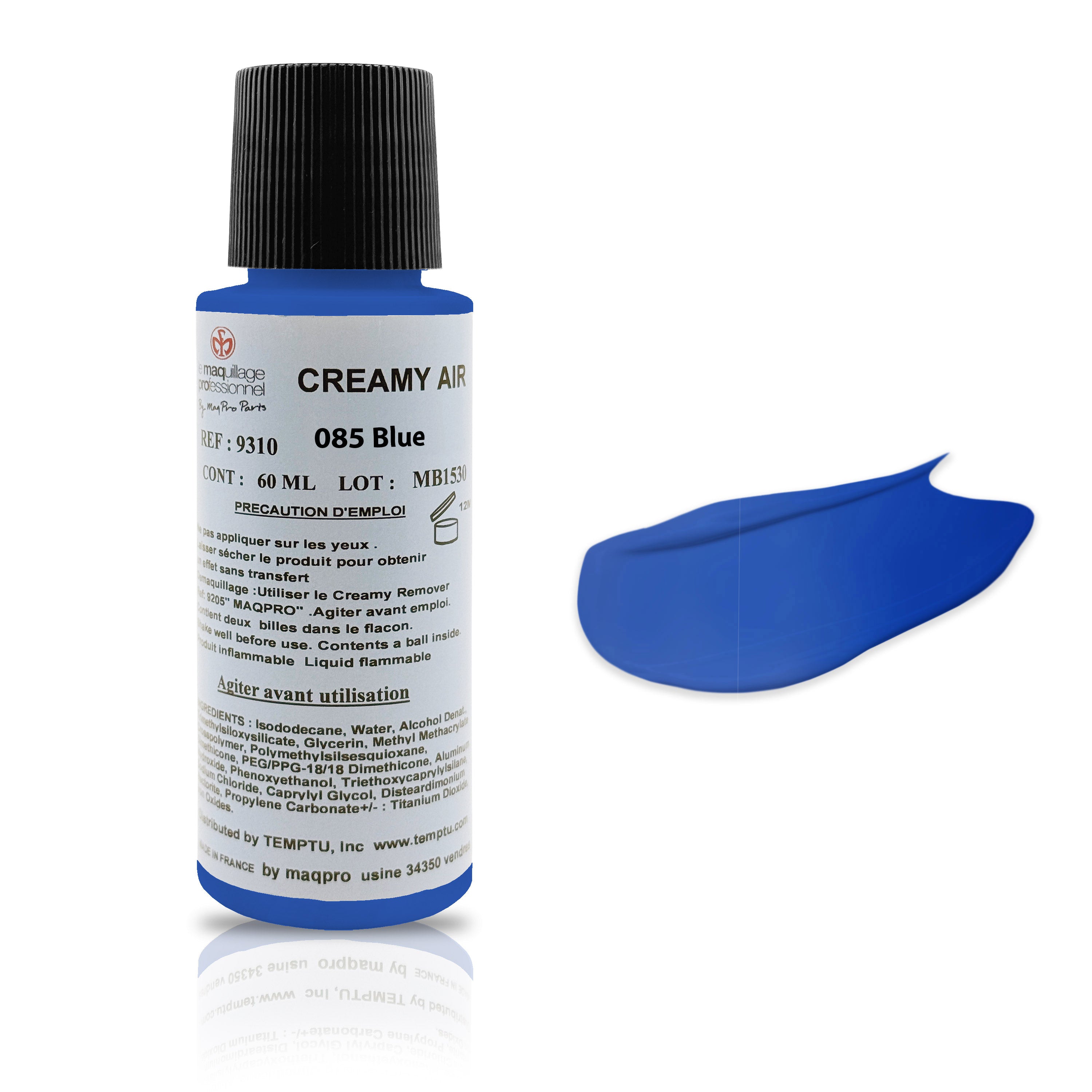 Temptu Creamy Air Maquillage Créatif Bleu 10 ml
