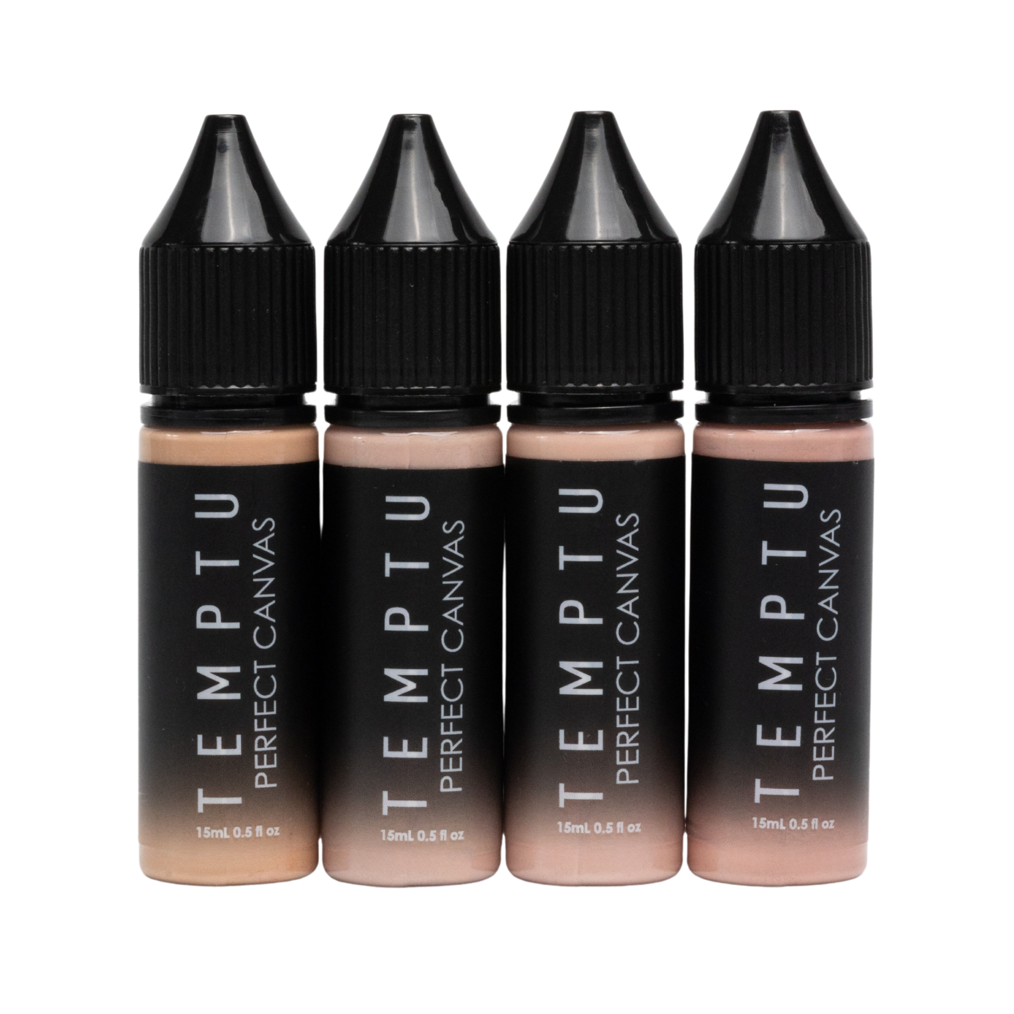 TEMPTU Perfect Canvas Fond de Teint Airbrush Light Lot 4 Teint Unifié