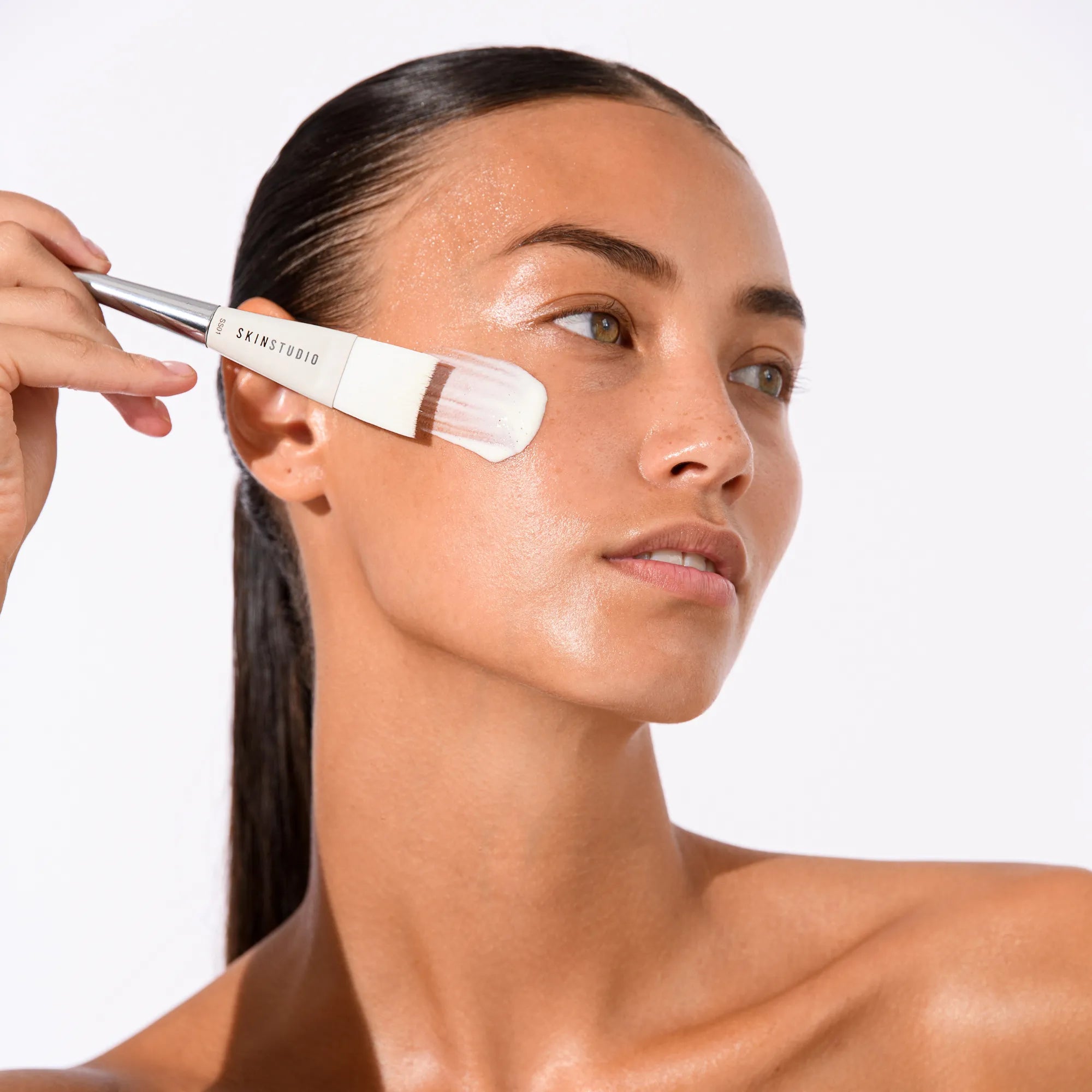 Skin Studio SS01 duo pinceaux soin visage spatule