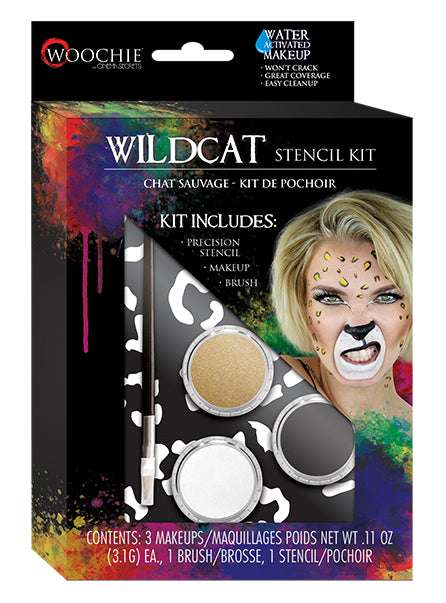 Cinema Secrets Woochie Kit Maquillage Wildcat Pochoirs