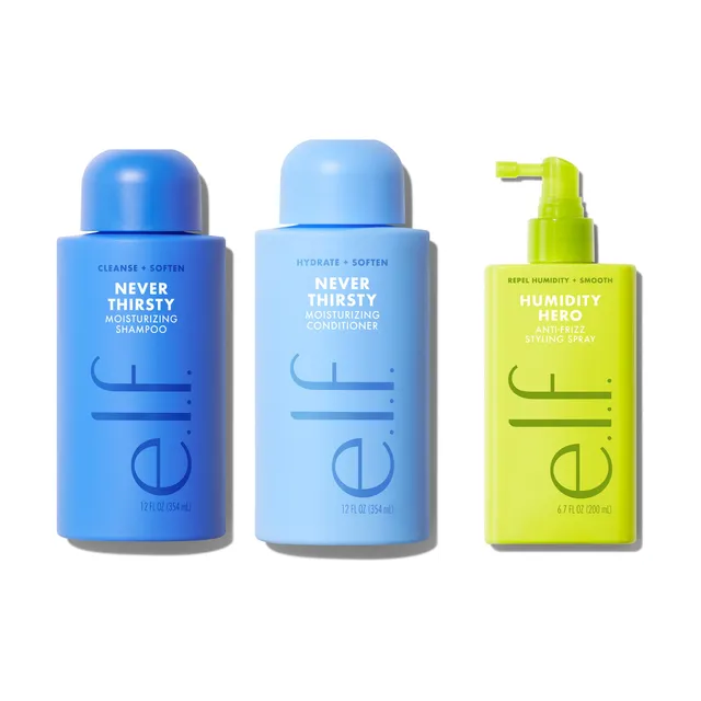E.L.F. Frizz To Rizz Trio kit cheveux anti-frizz