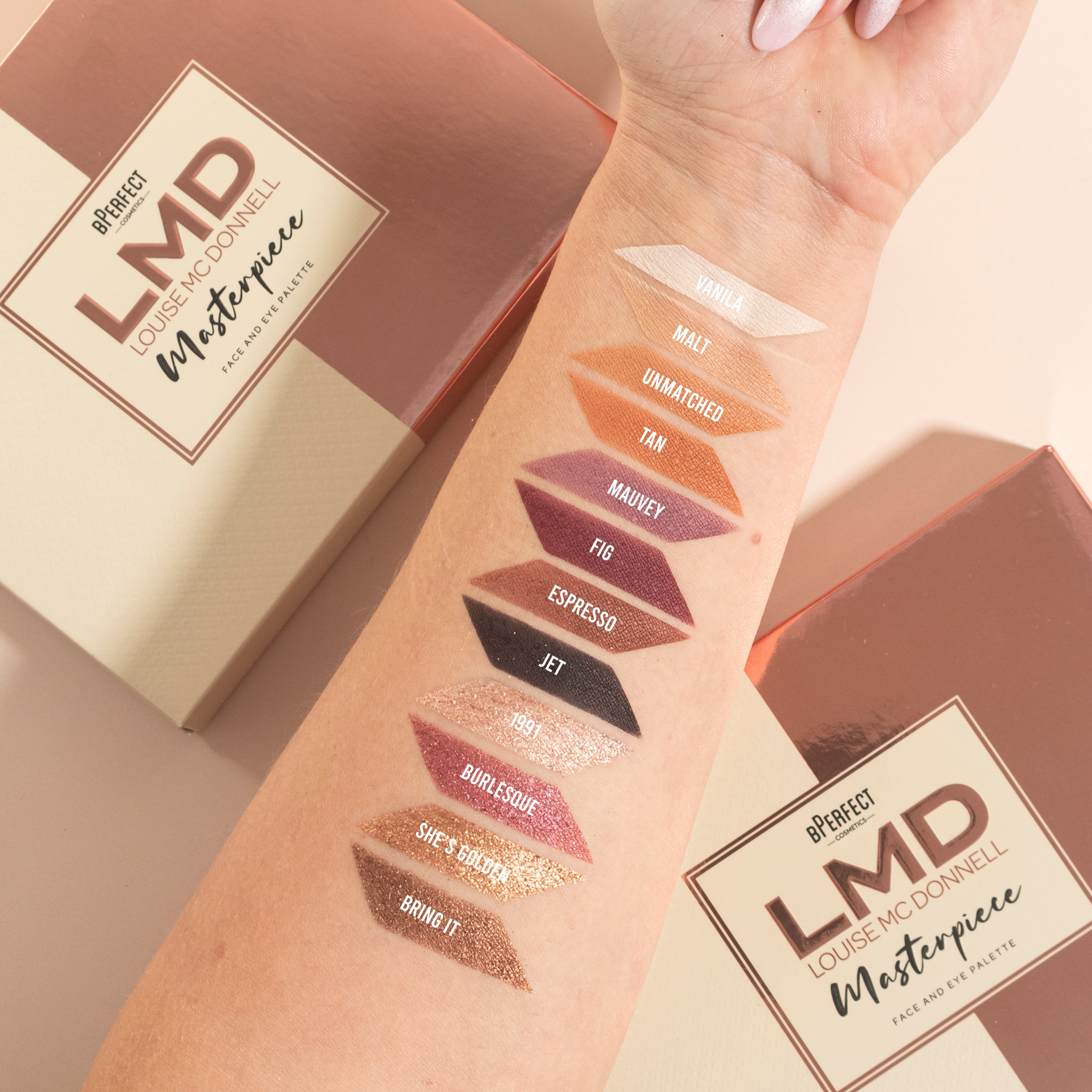 BPerfect x LMD Masterpiece palette visage et yeux 52 g 16 teintes