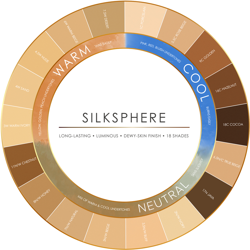 TEMPTU SilkSphere fond de teint airbrush Hazelnut 16C glow