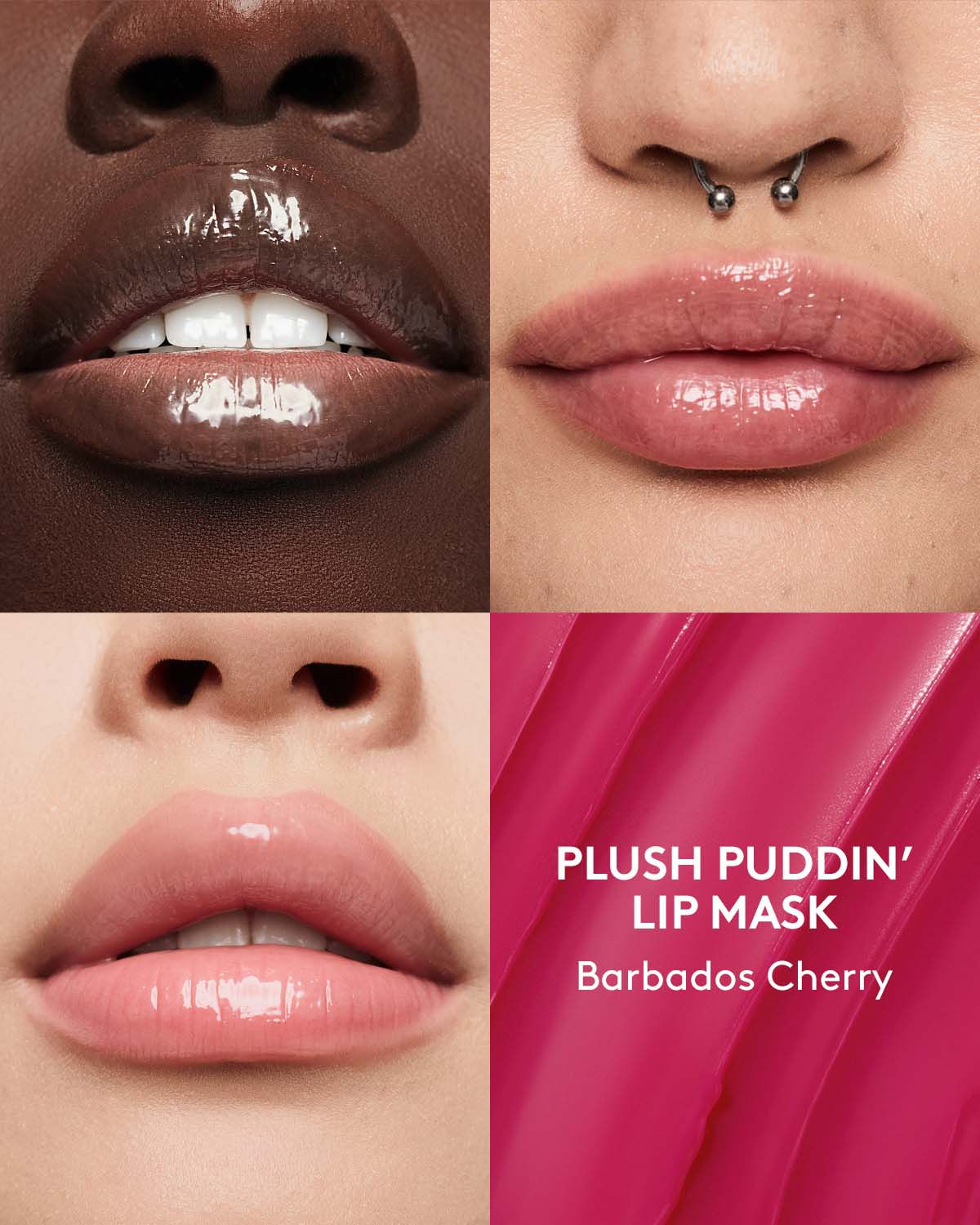 Fenty Beauty Plush Puddin' masque lèvres Barbados Cherry 15g hydratant
