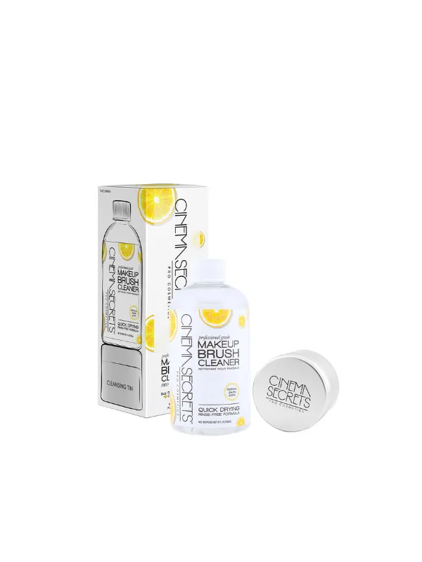 Cinema Secrets Brush Cleaners nettoyant pinceaux citron 8oz+tin