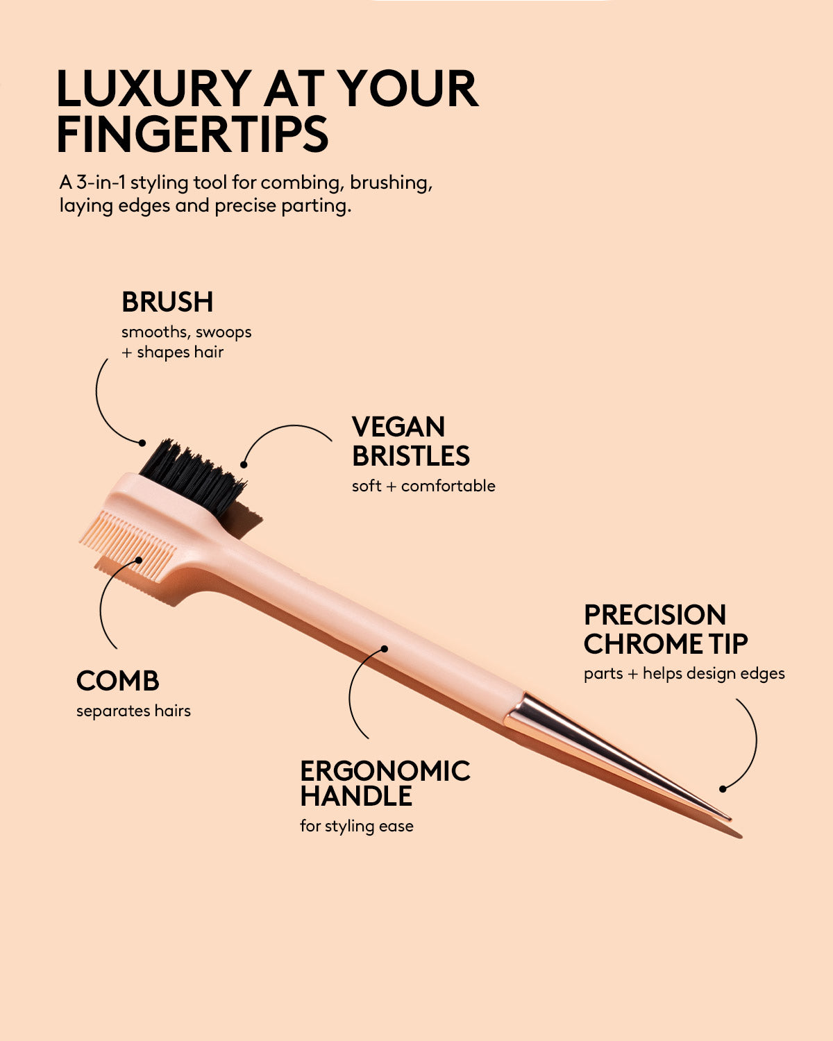 Fenty Beauty The Side Stick outil coiffure 3-en-1 baby hair