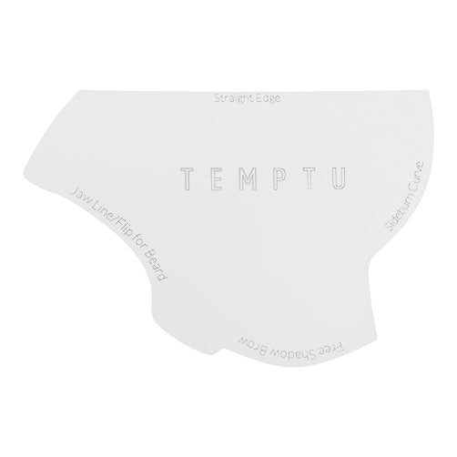 TEMPTU Airbrush Supplies Men's Grooming Stencil pochoir barbe 4 formes