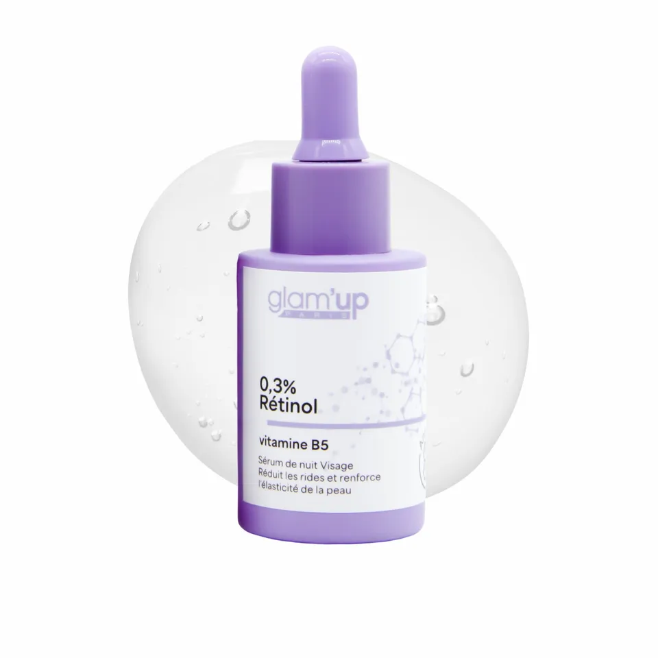 GLAM'UP Skincare Rétinol 0,3% sérum visage vitamine B5