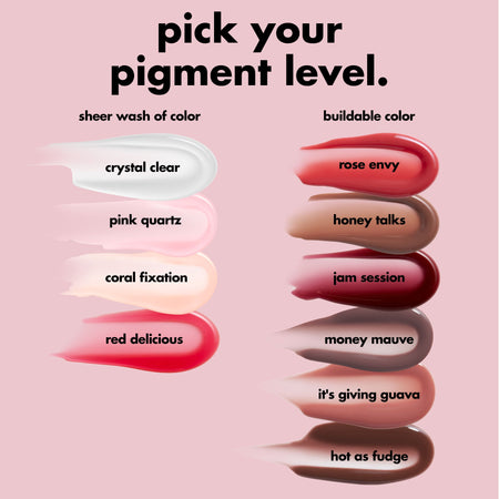 E.l.f. Lips Glow Reviver huile lèvres teintée squalane