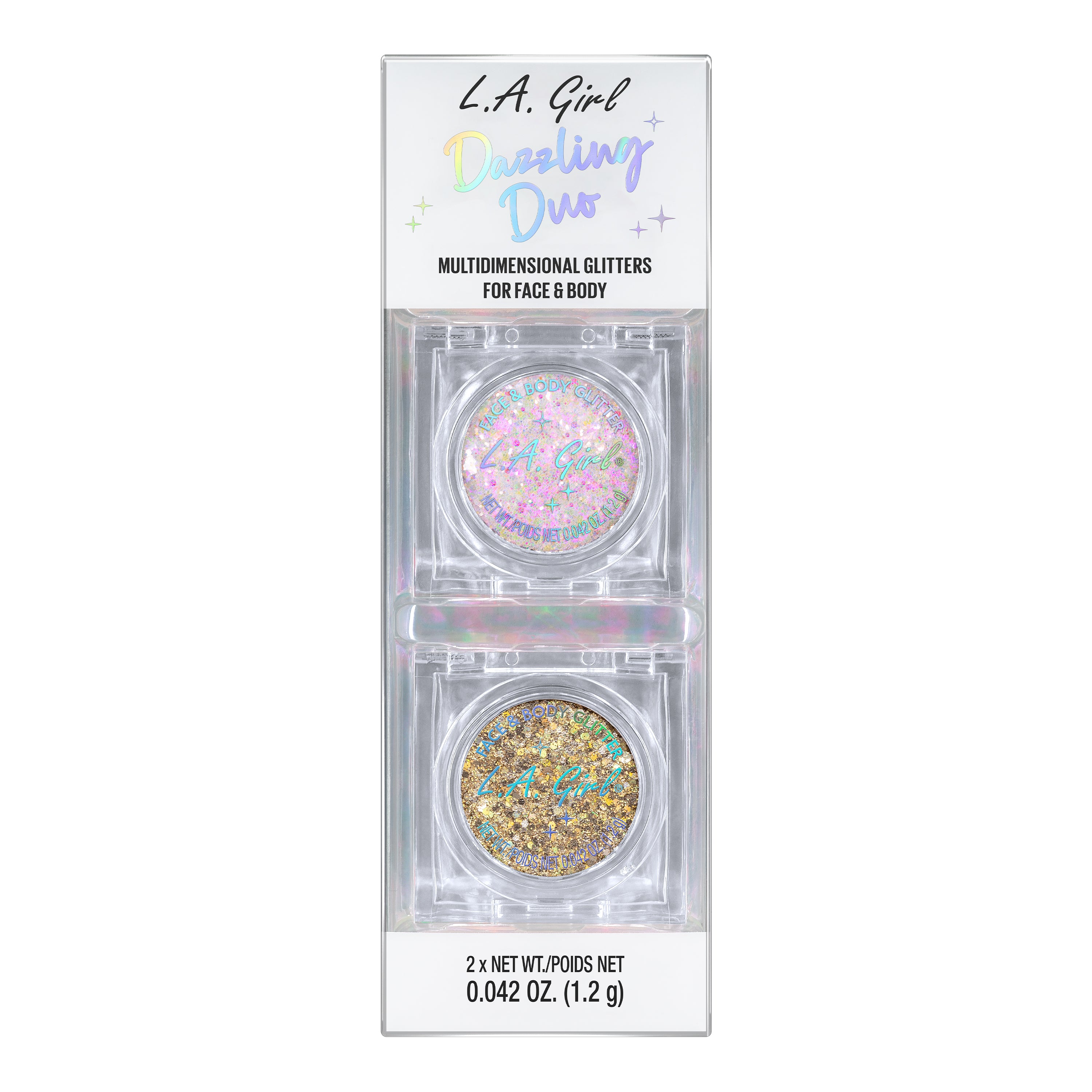 L.A. Girl Dazzling Duo Palette paillettes Twilight & Twinkles