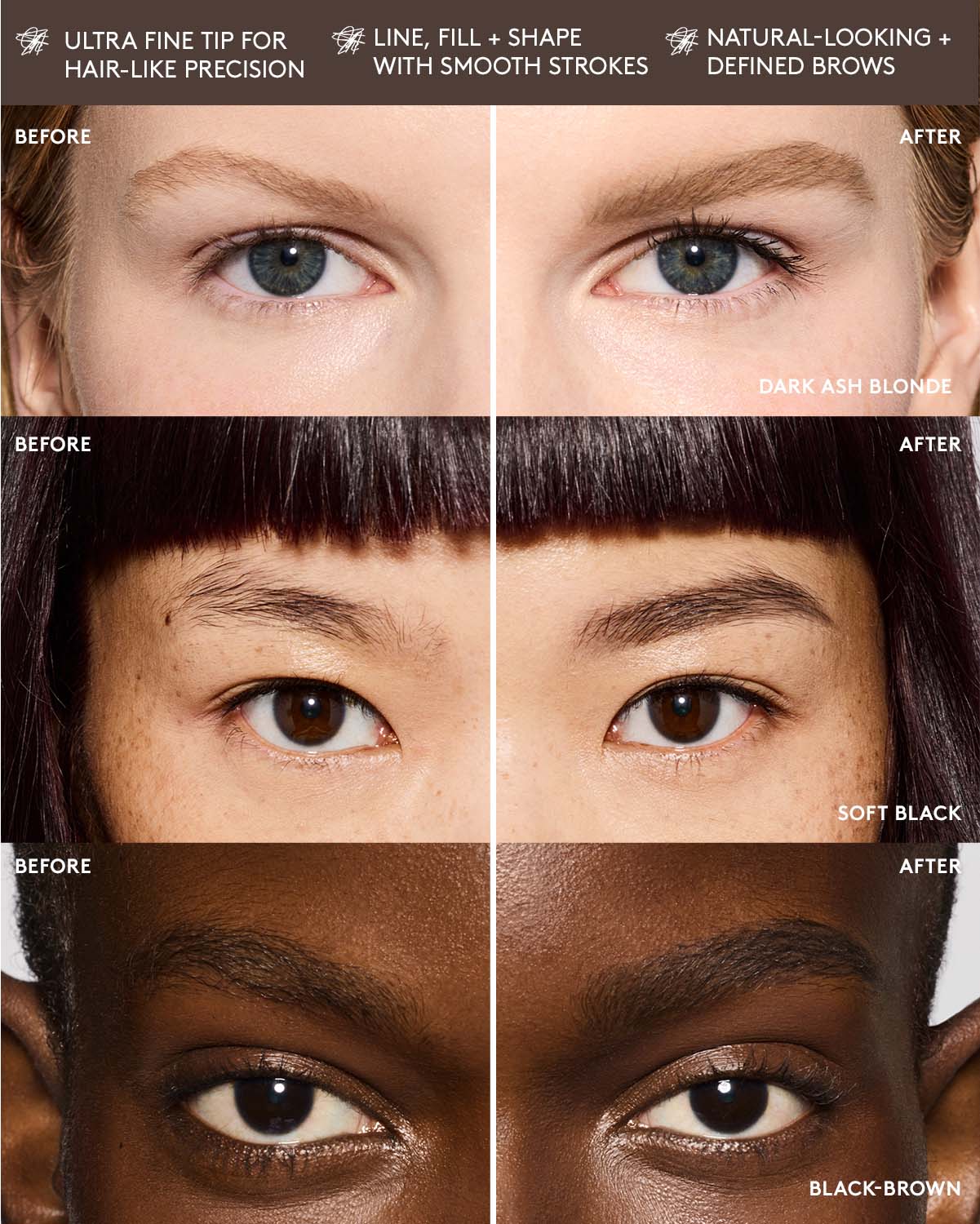 Fenty Beauty Brow MVP crayon sourcils deep black 0,07 g waterproof