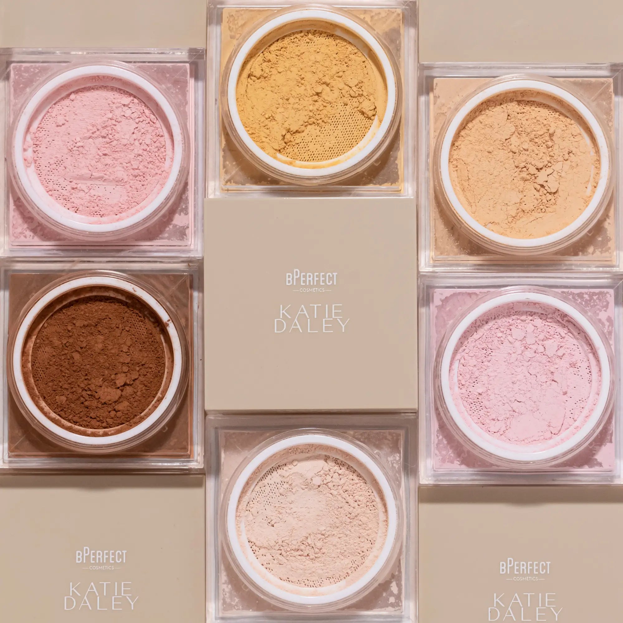 BPerfect Katie Daley Perfect Powder poudre visage Vanilla 15g mate