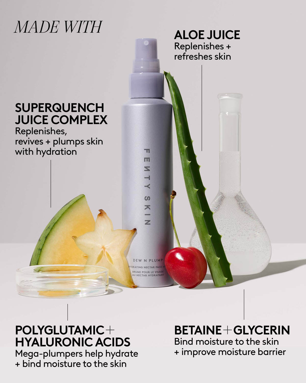 Fenty Skin Dew N Plump Trio coffret soin hydratant 3 pièces