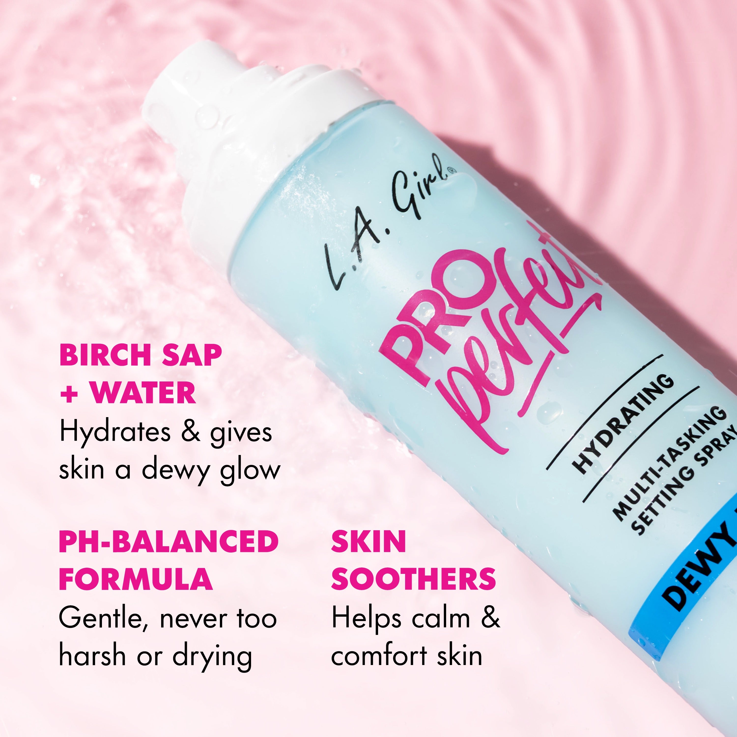 L.A. Girl Prime & Set GFS300 Dewy spray fixateur lumineux