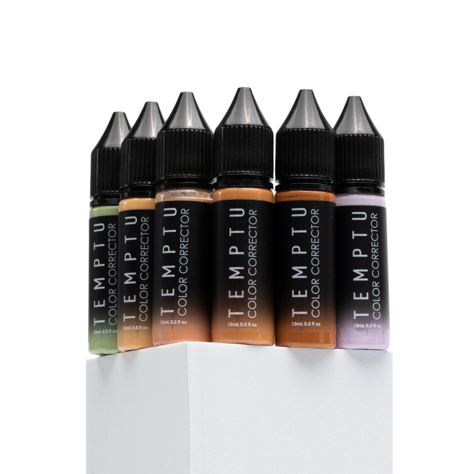 TEMPTU Airbrush Supplies coffret 6 correcteurs teint 15 ml