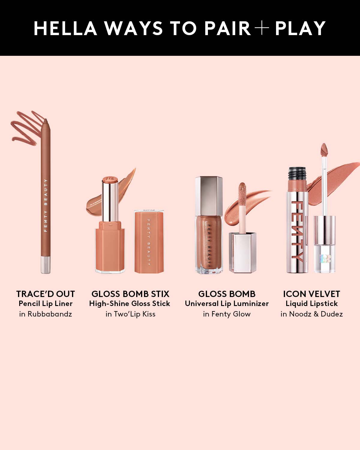 Fenty Beauty Trace'd Out crayon lèvres Rubbabandz waterproof 8h
