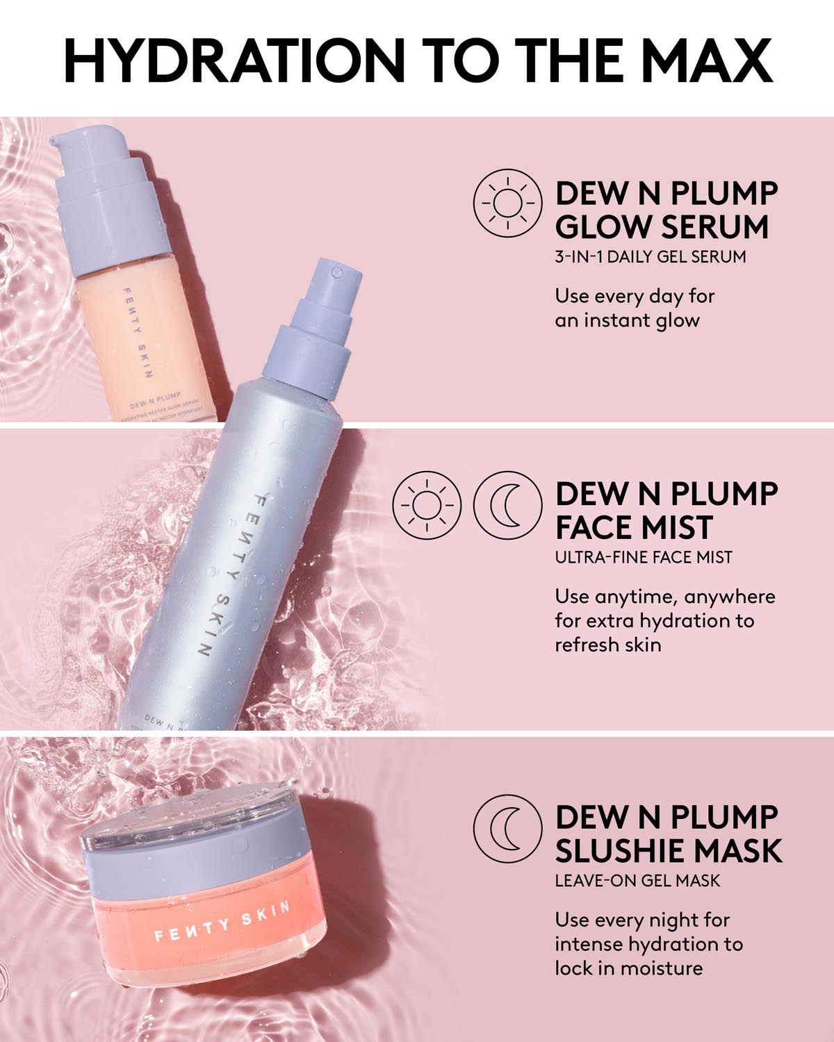 Fenty Beauty Dew N Plump Brume visage hydratante 100 ml