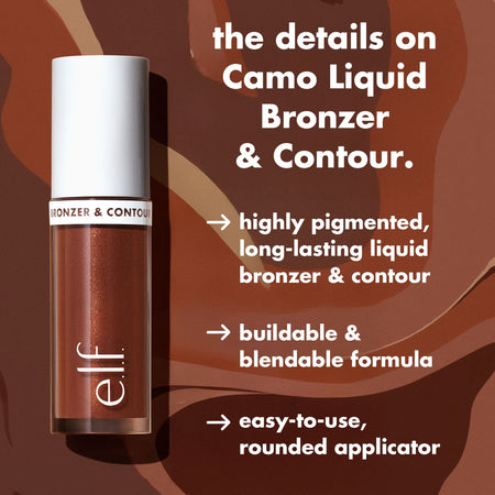 E.L.F Camo Liquid Bronzer & Contour bronzeur liquide sculptant