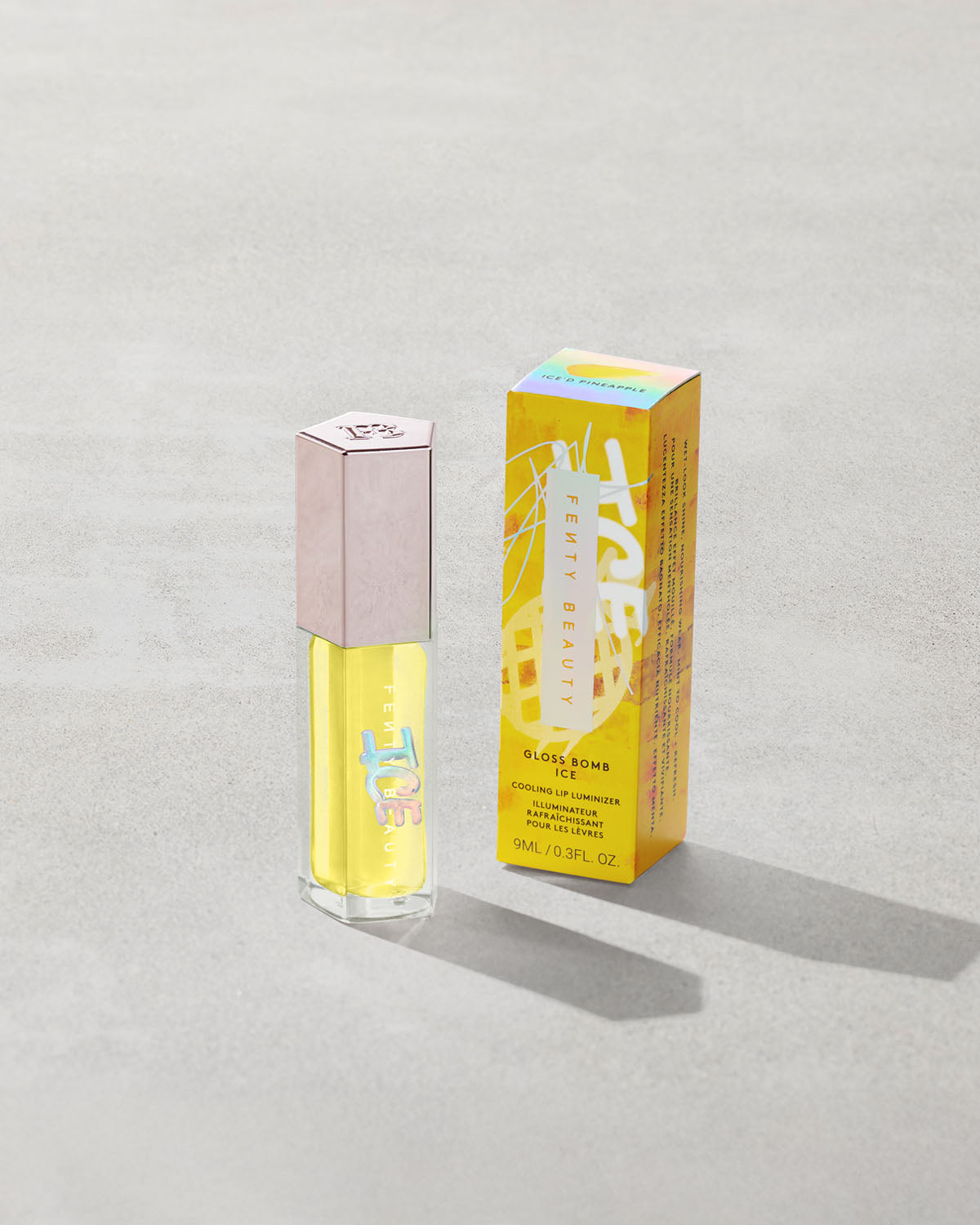 Fenty Beauty Gloss Bomb Ice gloss lèvres Ice'd Pineapple 9 ml frais