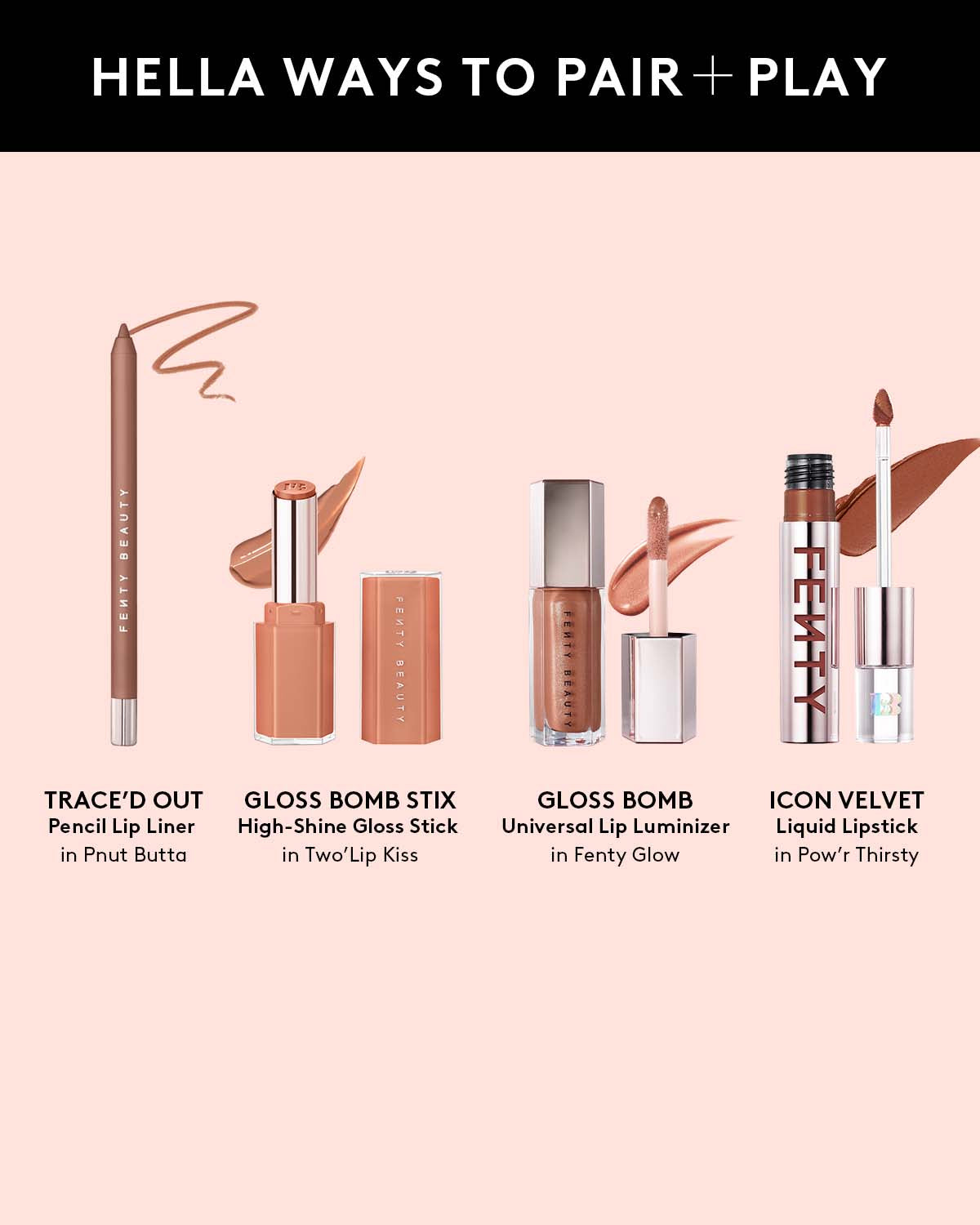 Fenty Beauty Trace'd Out Crayon lèvres Pnut Butta waterproof